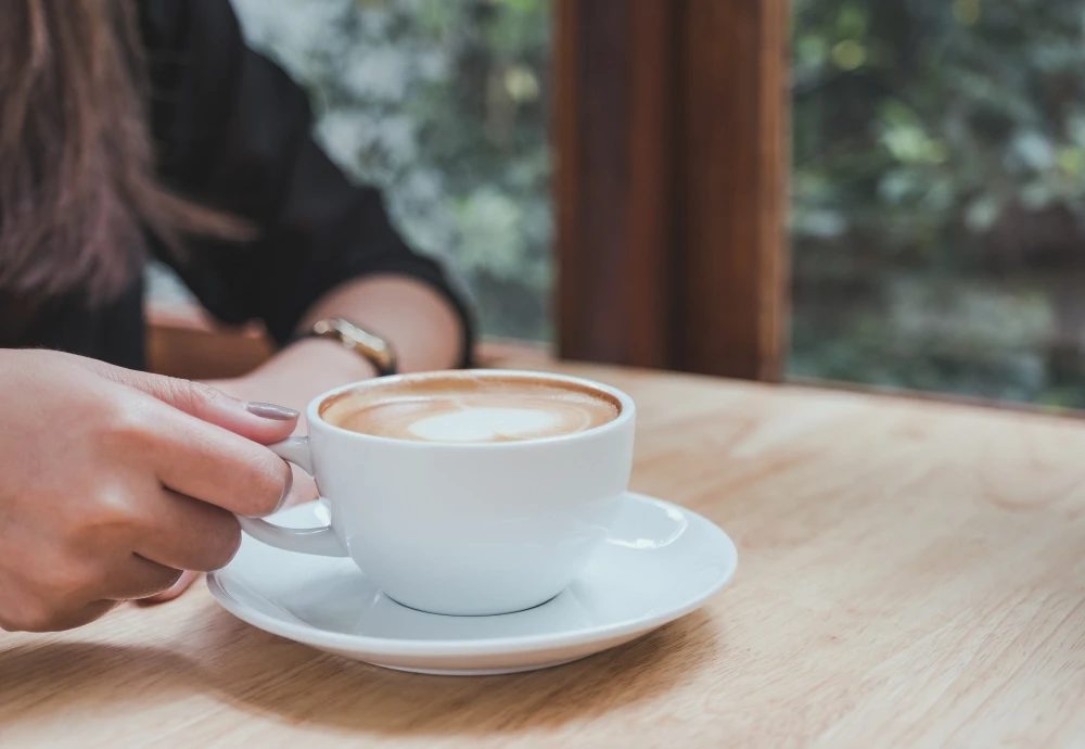 making coffee with espresso machine