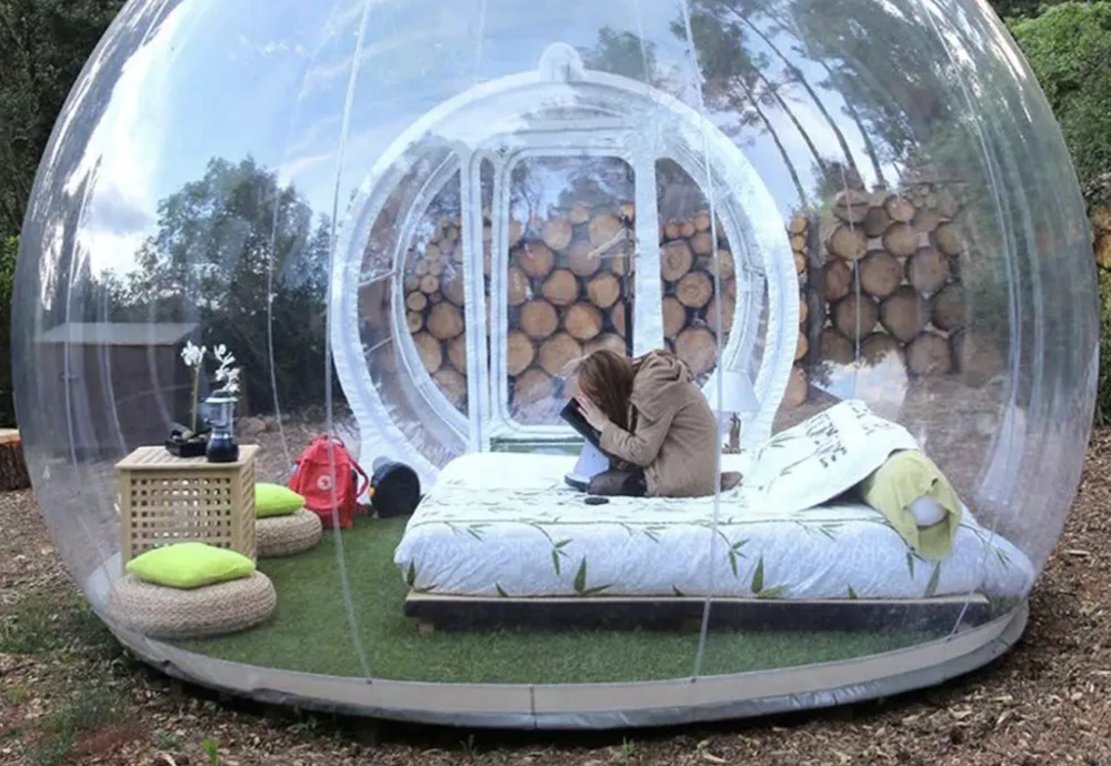 cozy bubble tent