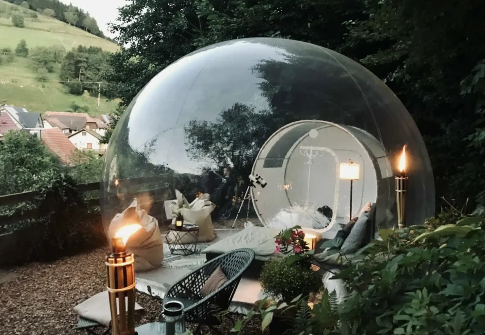 cozy bubble tent